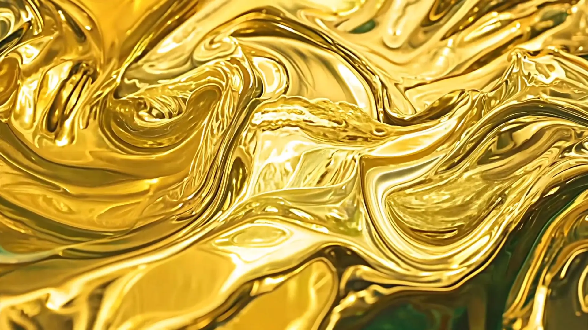 Golden Liquid Art Dynamic Background for Luxury Animations